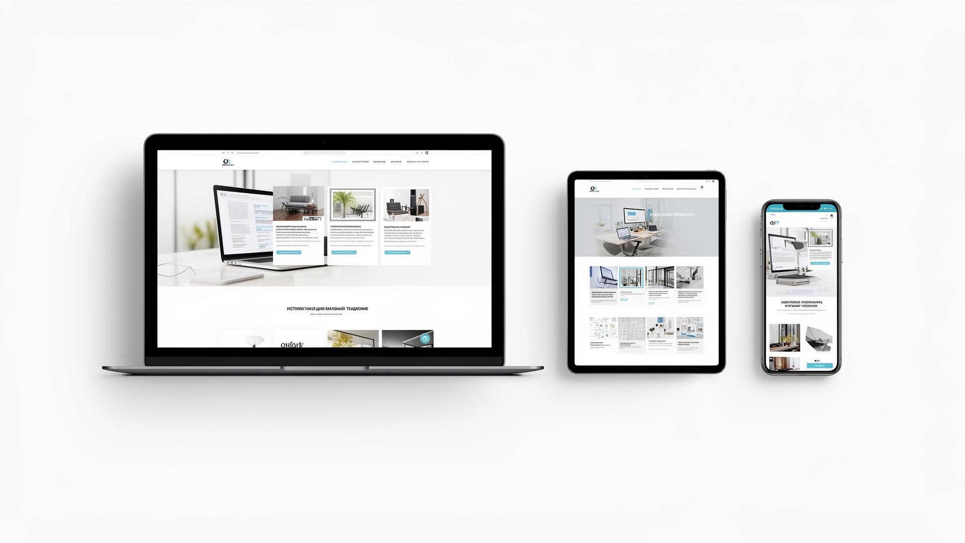 Modern digital agency workspace with designers working on web projects