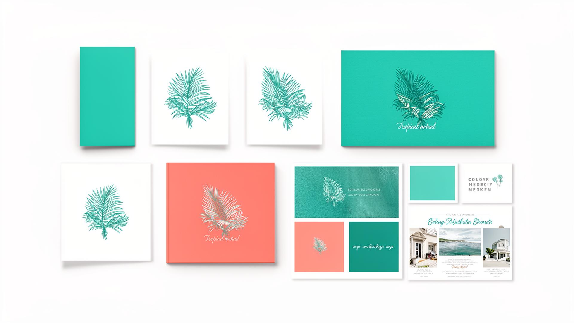 Fort Lauderdale design studio at golden hour with logo design work on screens