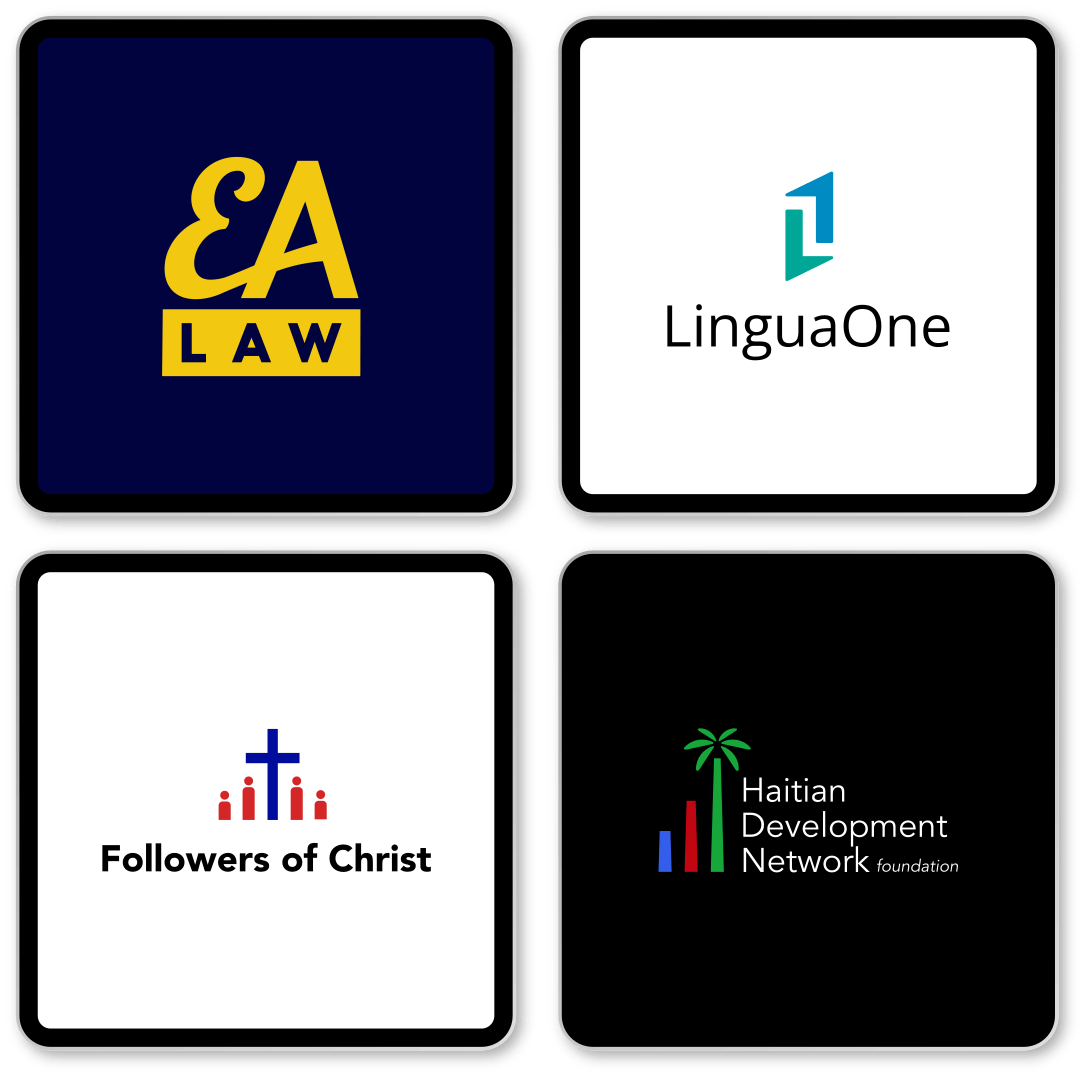 Professional logo design services showcase